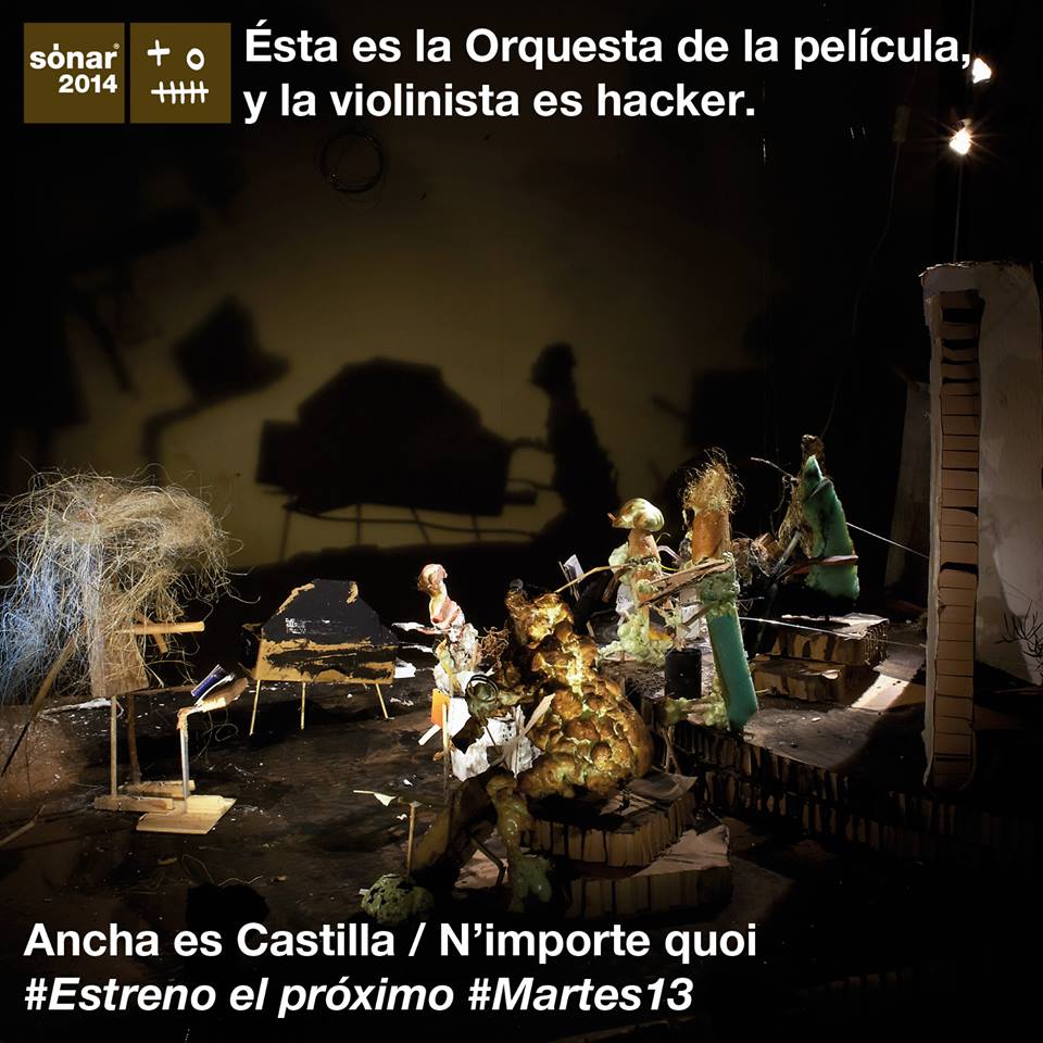 Filmin estrena esta tarde Ancha es Castilla /N’importe quou, la película del Sónar